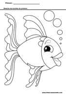 je dessine les cailles du poisson